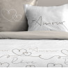AMOURETTE Parure de couette de Stof en 100% coton - Linge Mat