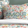 FLOWER Parure de couette et de drap en 100% coton - Linge Mat