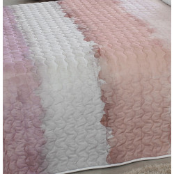 DAVOS Rose 2P C.02  Couvre lit matelassé de Reig Marti - Linge MAT