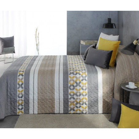 YALE GRIS 2P C.08 Couvre lit matelassé de Reig Marti