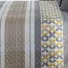 YALE GRIS 2P C.08 Couvre lit matelassé de Reig Marti - Linge MAT