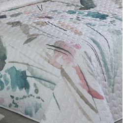 ATINA Rose 2P C.02 Couvre lit matelassé de Reig Marti - Linge MAT