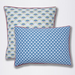 FUJI Parure de lit percale de coton de Aude de Balmy - Linge MAT