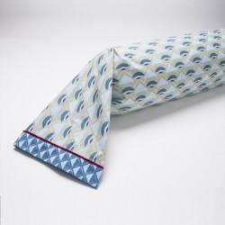 FUJI Parure de lit percale de coton de Aude de Balmy - Linge MAT