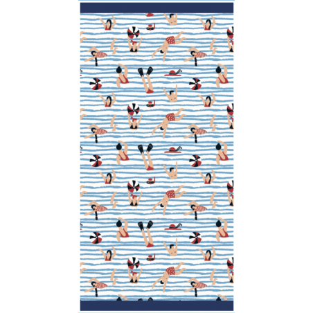 Baigneurs Drap de plage enfant 70x140cm - 100% coton - MAT