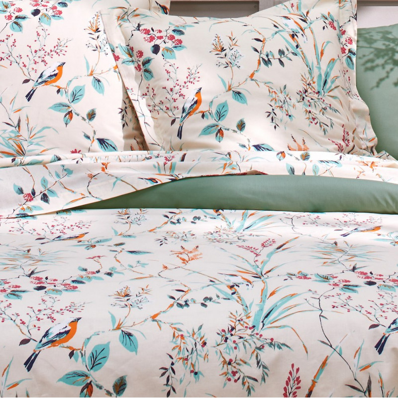 SALYM Parure de drap 100% coton - Linge Mat