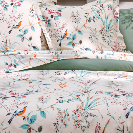 SALYM Parure de drap 100% coton - Linge Mat