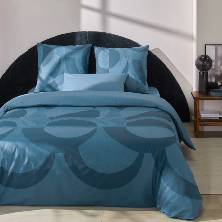 ALEX Denim Parure de couette en 100% coton - Linge Mat