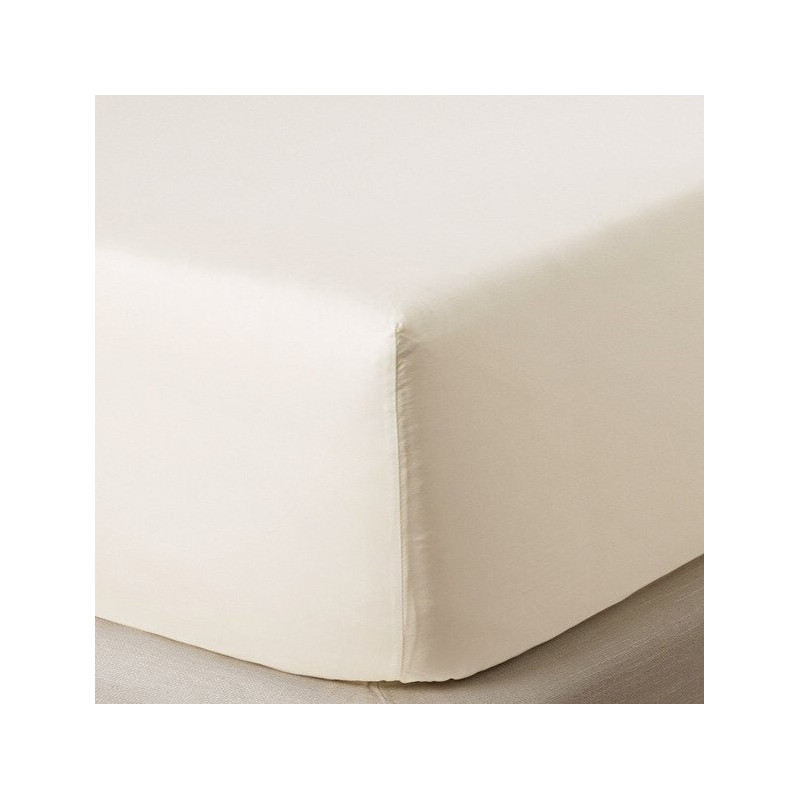 SUZANNA Drap housse uni en 100% coton - Linge Mat
