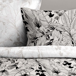 DOUALA Parure de couette et de drap en 100% coton - Linge Mat