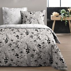 SURYA Parure de couette et de drap en 100% coton - Stof