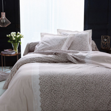 DESIRADE Parure de lit imprimée en pur coton de TRADILINGE