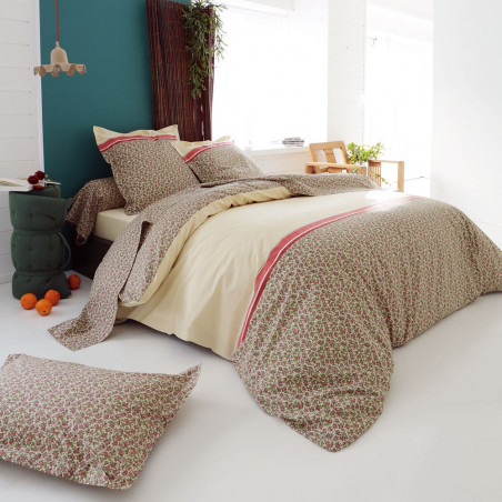 CABOTINE Parure de lit imprimée en pur coton de TRADILINGE