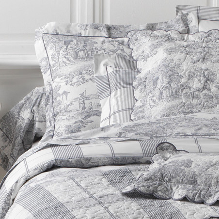 Pastorale Argent Parure de lit -  Aude de Balmy