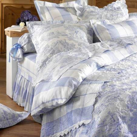 Pastorale Bleu Housse de couette -  Aude de Balmy