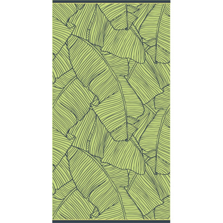 TROPICAL Maxi drap de plage 90x175cm - 100% coton - MAT