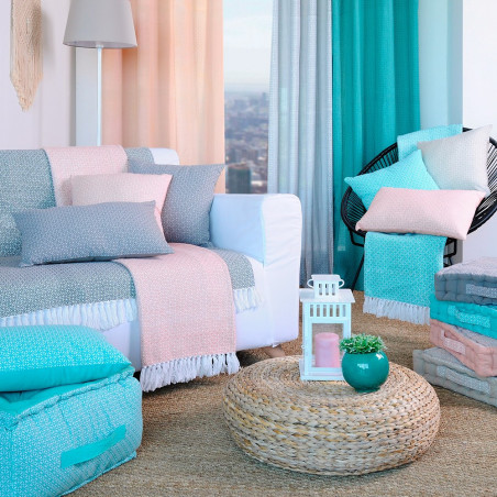 IZZI Coussin garni déhoussable fantaisie - Stof