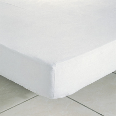 GENTIANE Molleton Imperméable Protège matelas forme housse - Toison d'Or