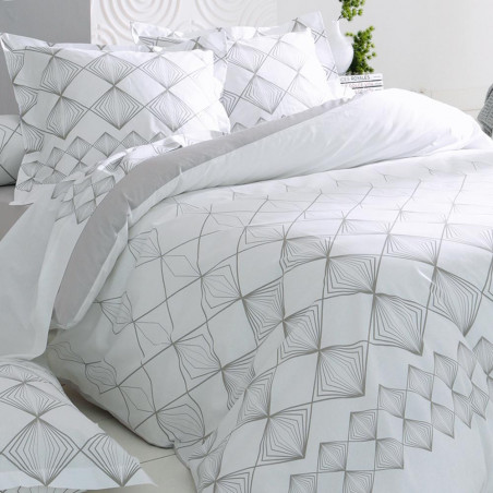 FOREVER Blanc Housse de couette  - Tradilinge