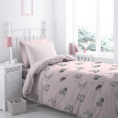 WOODLAND Friends Parure de couette - Catherine Lansfield