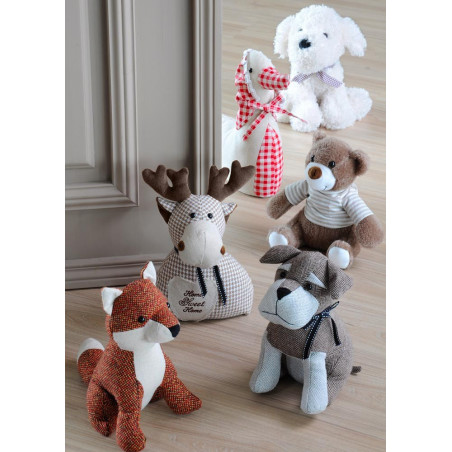 CALE PORTE Peluche 100 % polyester - Stof