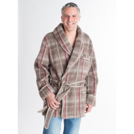 VESTON ÉCOSSAIS Daim Homme 100 % pure laine - Val d'Arizes