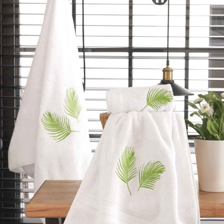 BALI Éponge brodée 550 g/m² - Sensei