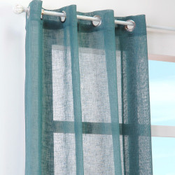 PALOMA Voilage effet lin 100% polyester - Stof