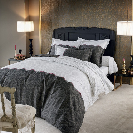 SENSUEL Parure de lit imprimée en pur coton de TRADILINGE