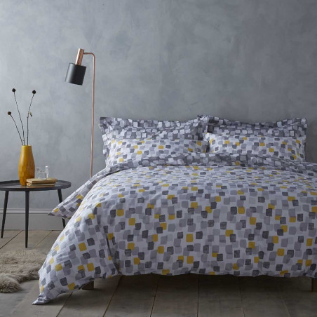 BRUSHSTROKES Linge de lit - Bianca