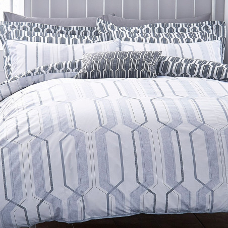Parure de couette Géo - Bianca Cotonsoft