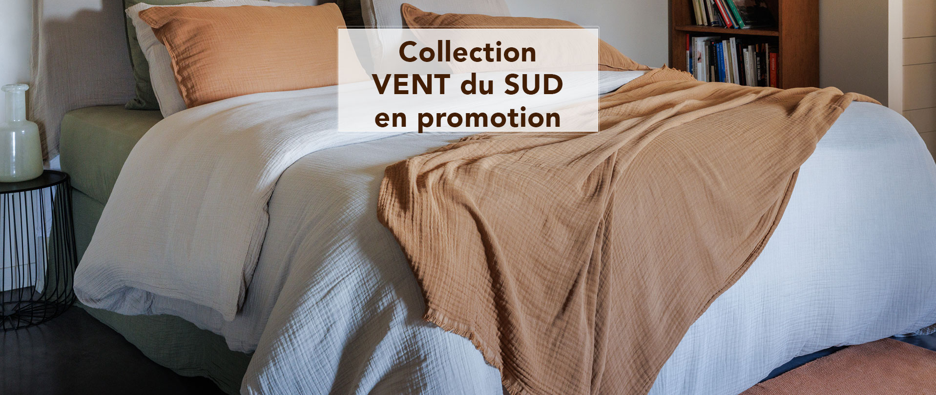 Le linge uni en promotion